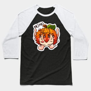 Shake Your Head to Refuse Lychee Baseball T-Shirt